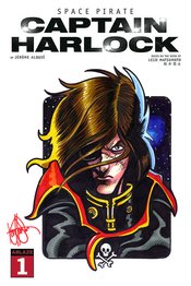 DF SPACE PIRATE CAPTAIN HARLOCK #1 HAESER SGN RMRK