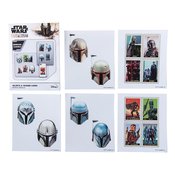 SW MANDALORIAN HELMETS AND TRADING CARDS DEVICE DECALS (APR2