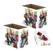 DC COMICS HARLEY QUINN & IVY 5PK SHORT COMIC STORAGE BOX