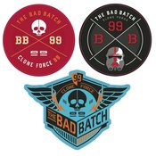 STAR WARS BAD BATCH CLONE FORCE 99 DEVICE DECALS