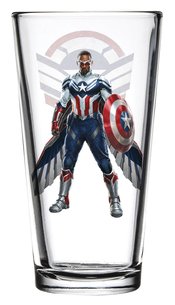 TOON TUMBLERS FALCON/WINTER SOLDIER FALCON PINT GLASS