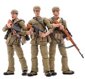 JOY TOY CHINESE PEOPLES VOLUNTEER ARMY (SPRING) 1/18 FIG 3PK