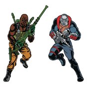 GI JOE ROADBLOCK X DESTRO RETRO PIN SET