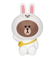 LINE FRIENDS VPB-006 CONY COSTUME BROWN VINYL PIGGY BANK