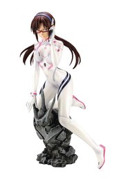 EVANGELION THRICE MARI MAKINAMI WHITE PLUGSUIT PVC STATUE (N