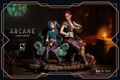 LEAGUE OF LEGENDS ARCANE POWDER & VI 1/6 SCALE STATUE