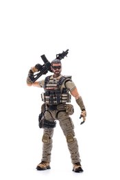 JOY TOY PEOPLES ARMED POLICE (MERCENARY KAHN) 1/18 FIG