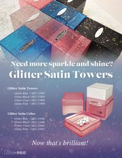 SATIN CUBE GLITTER PINK