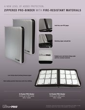 PRO BINDER 12 POCKET ZIPPERED SILVER