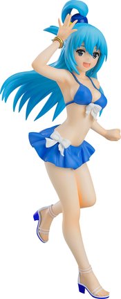 KONO SUBARASHII SEKAI POP UP PARADE AQUA SWIMSUIT PVC FIG (C