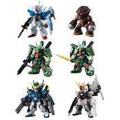 GUNDAM 10TH ANN FW GUNDAM CONVERGE 02 6PC MINI FIG SET