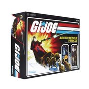 GI JOE ARCTIC RESCUE VEHICLE SNAKE EYES REACTION FIGURE (NE