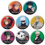 JUJUTSU KAISEN CHARACTER ART 144PC BUTTON ASST