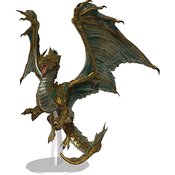 D&D ICONS REALMS ADULT BRONZE DRAGON FIG