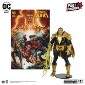 DC DIRECT BLACK ADAM WV1 BLACK ADAM 7IN AF W/COMIC CS