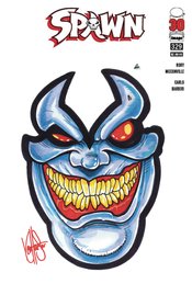 DF SPAWN #329 HAESER SGN COLOR CLOWN SKETCH