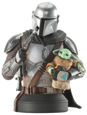 STAR WARS THE MANDALORIAN WITH GROGU PX 1/6 SCALE BUST