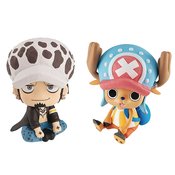 ONE PIECE LOOK UP SERIES TONY & LAW 2PC FIG SET W/GIFT