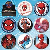 SPIDER-MAN 144 PC BUTTON ASST