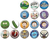 RICK AND MORTY SERIES 1 144 PC BUTTON ASST