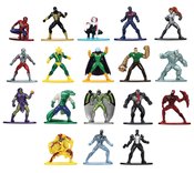 MARVEL SPIDER-MAN NANO METALFIGS 18 PK W7