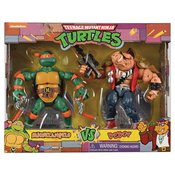 TMNT CLASSIC MIKEY VS BEBOP 2PK AF