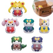 SAILOR MOON MEGA CAT SAILOR MEWN 2 8PC SET W/GIFT