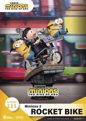 MINIONS 2 DS-111 ROCKET BIKE D-STAGE SER 6IN STATUE