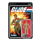 GI JOE W3A FEMALE SOLDIER SHORT PISTOL TAN REACTION FIG (NET