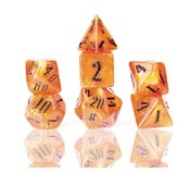 FIRE NEBULA SIRIUS RPG DICE SET