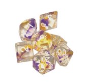 VIOLET SWIRL SIRIUS RPG DICE SET