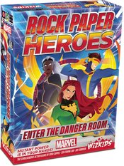MARVEL ROCK PAPER HEROES ENTER DANGER ROOM BOARD GAME