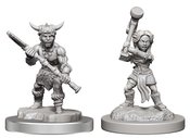 D&D NOLZURS MARVELOUS UNPAINTED MINIS HALFLING BARBARIANS (C