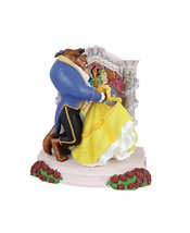 DISNEY SHOWCASE BEAUTY AND THE BEAST COUPLE LIGHT UP STATUE