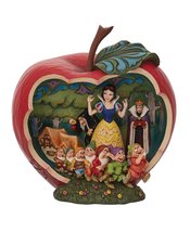 DISNEY TRADITIONS SNOW WHITE APPLE SCENE 8IN STATUE