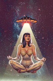 JAN220537 - BETTIE PAGE ALIEN AGENDA #1 CVR O BLACK BAG - Previews