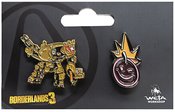 WETA BORDERLANDS 3 BEAR & SMILEY PIN SET  (MAR228545) (