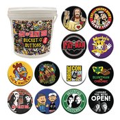 JAY AND SILENT BOB 144PC BUCKET OF BUTTONS