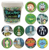 RICK AND MORTY 144PC BUCKET OF BUTTONS