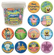 SPONGEBOB SQUAREPANTS 144PC BUCKET OF BUTTONS