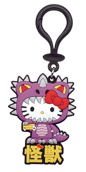 HELLO KITTY LAND KAIJU PVC BAG CLIP