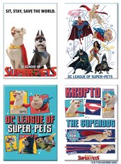 DC LEAGUE OF SUPER-PETS 24PC MAGNET ASST