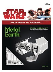 DARTH VADERS ADVANCED X1 STARFIGHTER METAL MODEL KIT  (