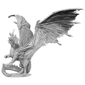 D&D NOLZURS MARVELOUS UNPAINTED MINI GARGANTUAN RED DRAGON (