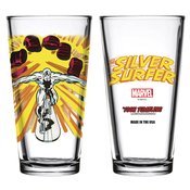 TOON TUMBLERS SERIES 3 SILVER SURFER CLEAR PINT GLASS (APR22