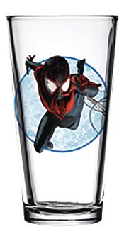 TOON TUMBLERS SERIES 3 MILES MORALES CLEAR PINT GLASS (APR22