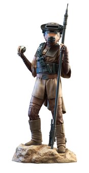 STAR WARS PREMIER COLLECTION ROTJ LEIA AS BOUSHH STATUE