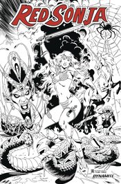 SIMONE & GEOVANI RED SONJA SP LINE ART CVR