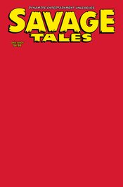 SAVAGE TALES ONE SHOT CVR H FOC BONUS RED BLANK AUTHENITX