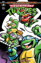 TMNT SATURDAY MORNING ADVENTURES #2 CVR B FOSGITT